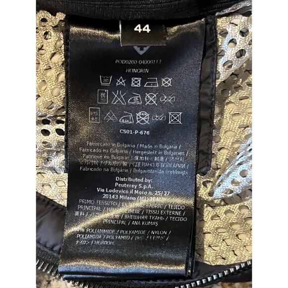 Postcard Black Fitted Women's Ski Jacket/Moto Style US 8 / 44 - Picture 8 of 11